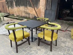 Set of Three Chairs With Table