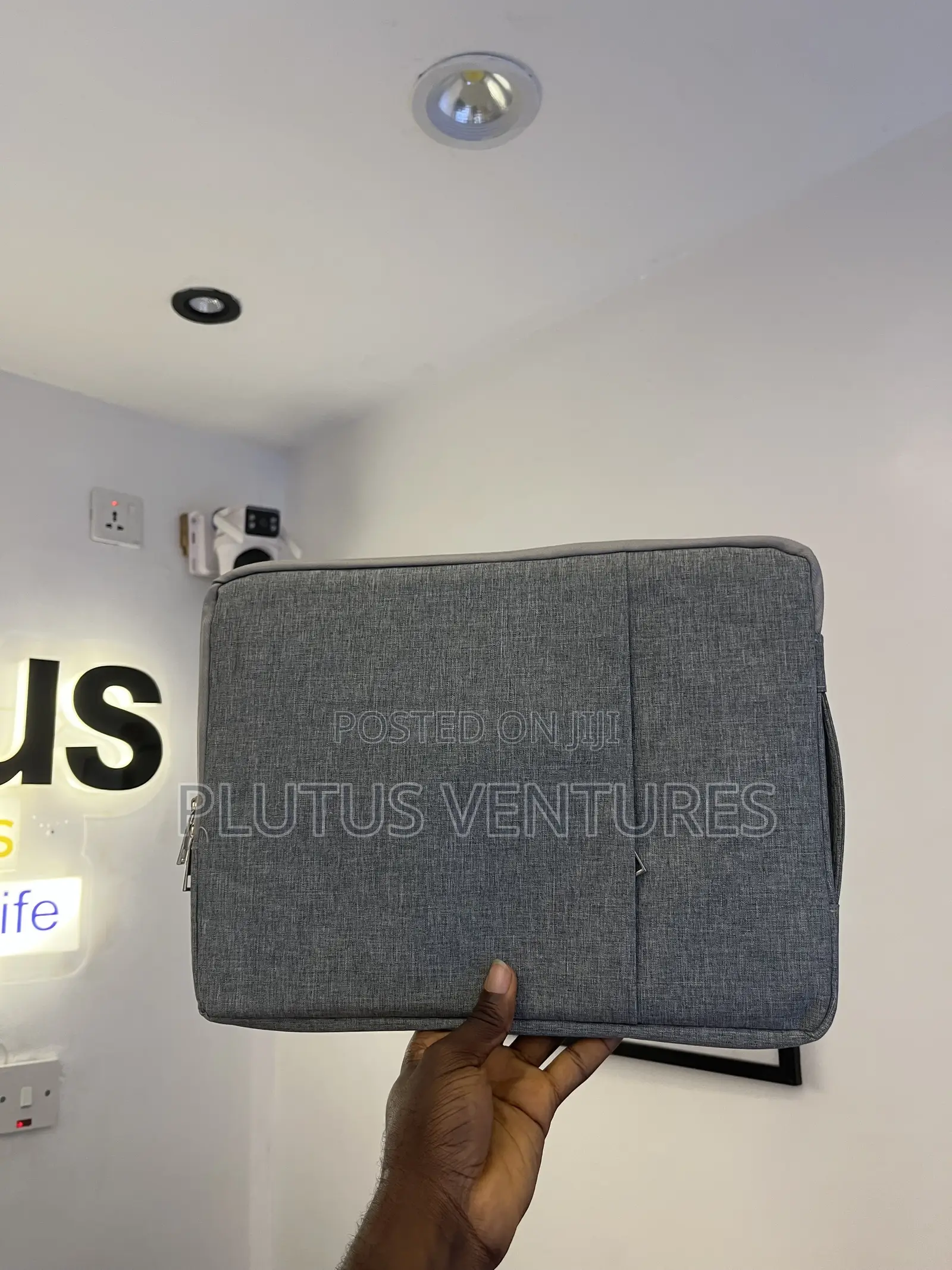 Gray Laptop Bag Without Hand