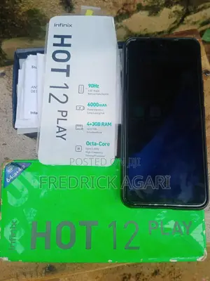 Infinix Hot 12 play 64 GB Gray
