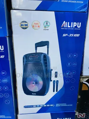 Ailipu SP-3510D 15 Inches PA System Bluetooth Speakers