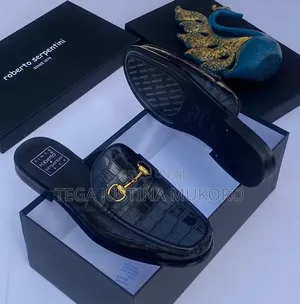 Luxury Roberto Serpentini Men's Half Shoes