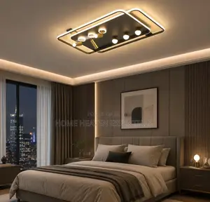 Modern Led Ceiling Light With Remote Control for Bedroom
