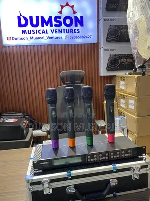 Voximic Vm-9090u 4in1 Professional Wireless Microphone System Uhf