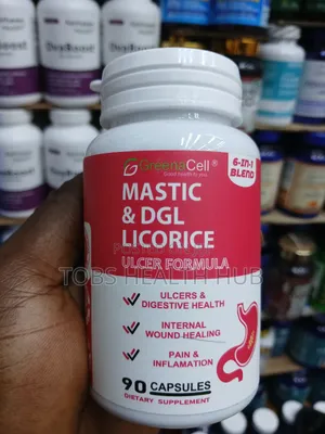 GreenaCell Mastic DGL Licorice – Ulcer Formula (90 Capsules)