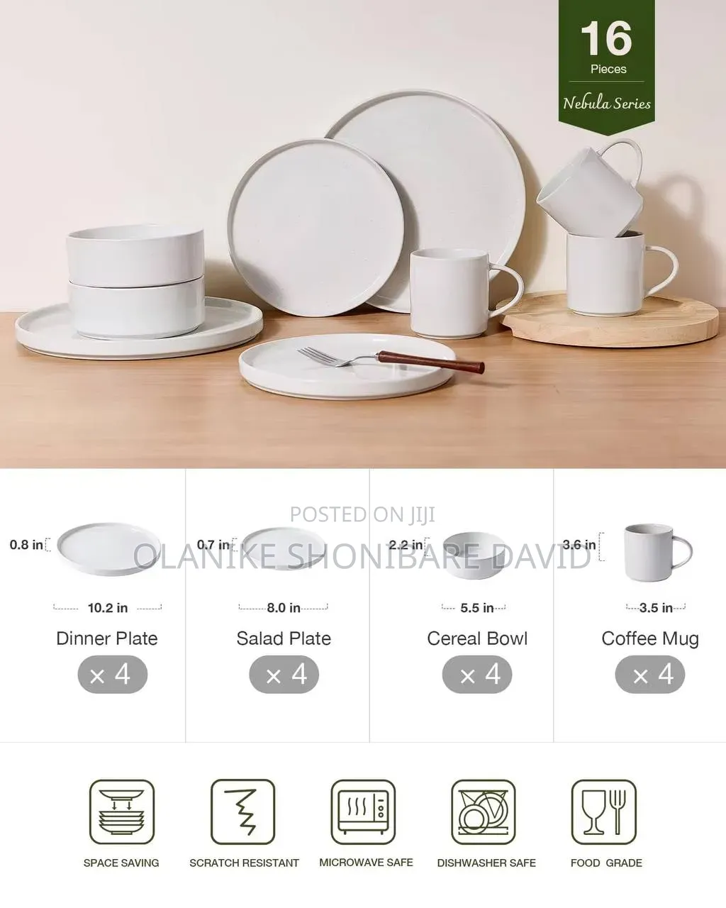 16pcs Dinner Set