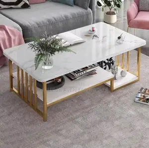Italian Luxury Coffee Table Minimalist Square Nordic Table