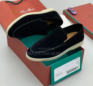Luxury Loro Piana Men's Suede Loafers