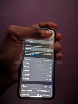 Apple iPhone X 64 GB Black