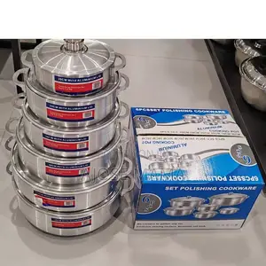 6pcs Cast Iron Aluminum Cookware