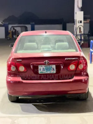 Toyota Corolla 2005 Maroon