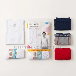 Sleepiees Boys Complete Underwear Bundle – Boxers, Singlets Socks