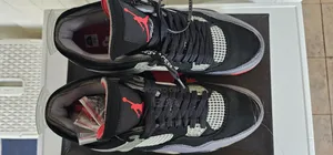Air Jordan Size 10/44 Retro Bred Black Cement Off White.
