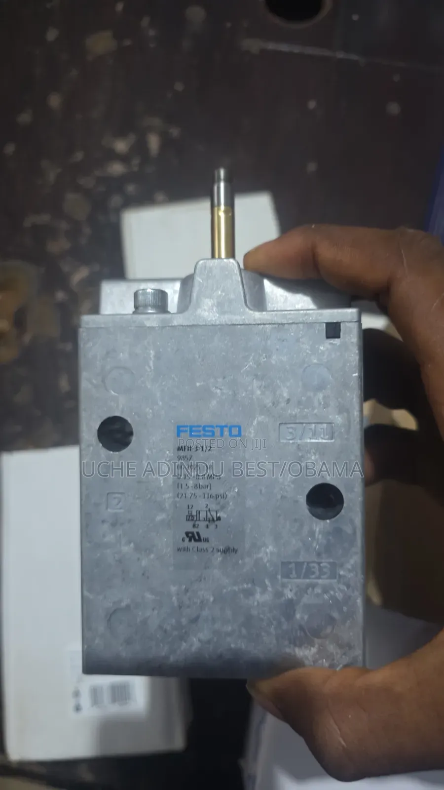 Festo Solenoid Valve MFH 3-1/2