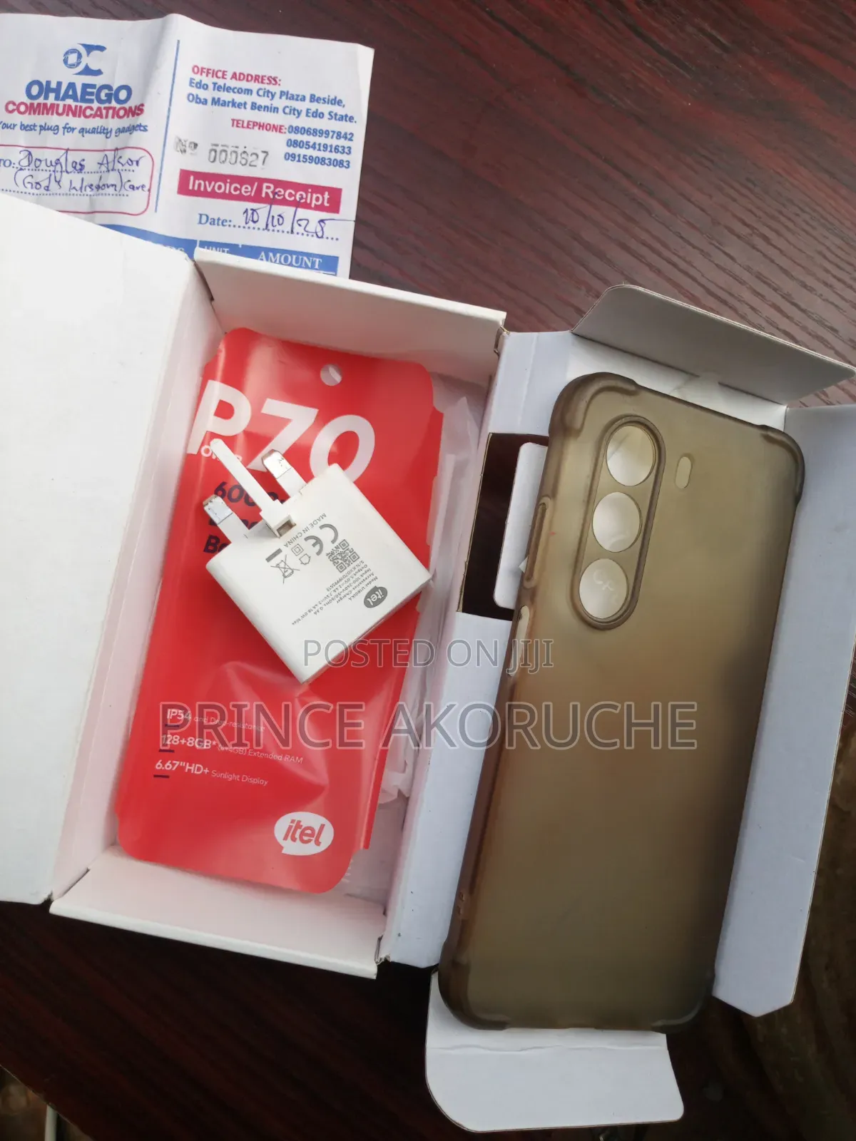 Itel P70 64 GB Blue