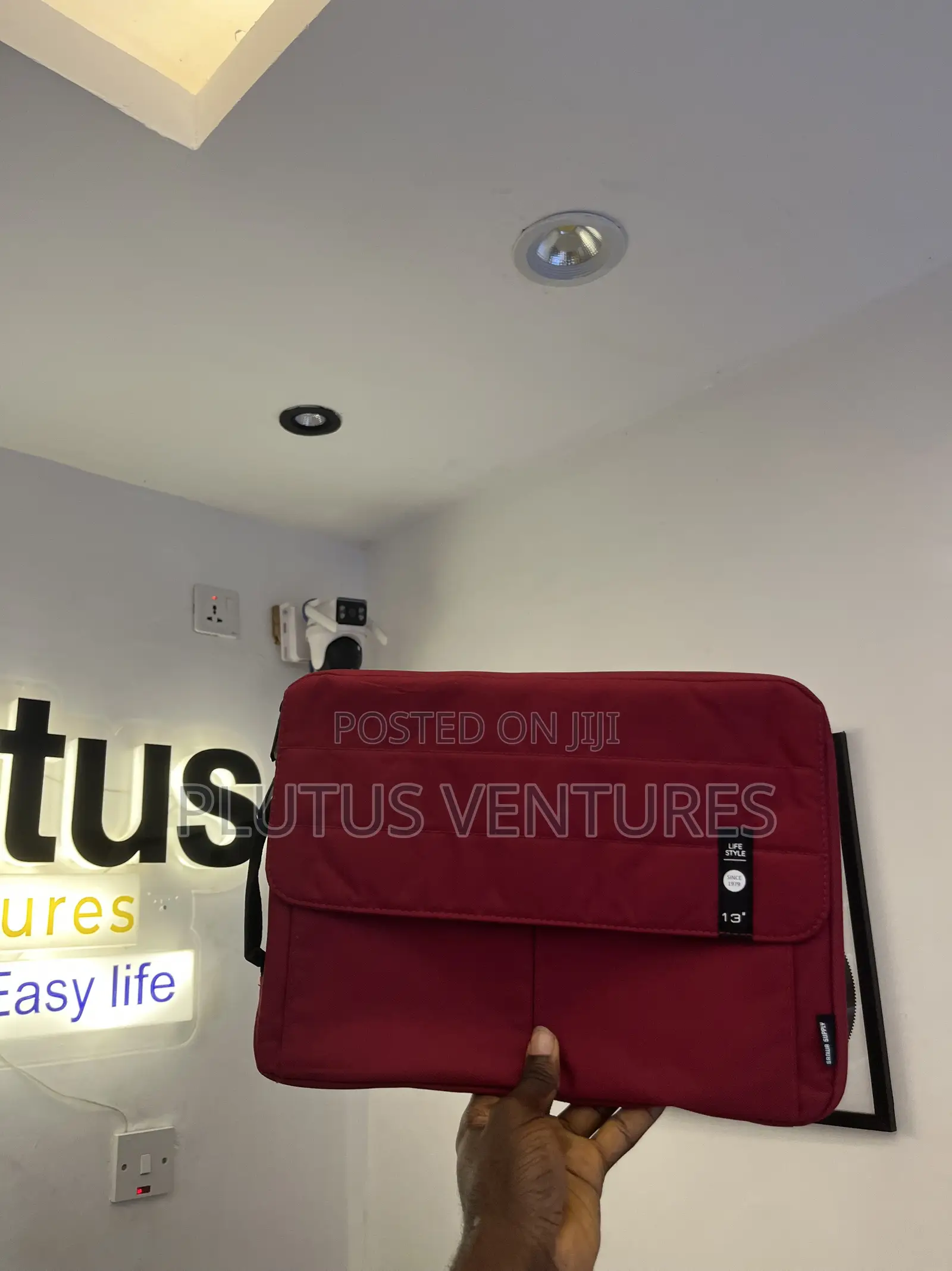 Wine Red 13.3" Protective Laptop Pouch / Padded Computer Bag