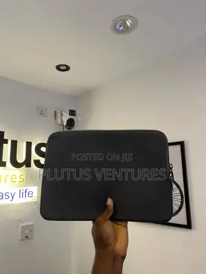 Sleek Black Neoprene Laptop Pouch / Computer Bag