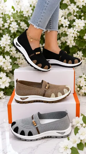 Knit Slip-on Loafers