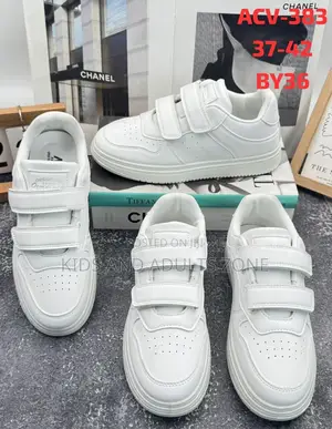 White Sneakers for Kids and Adults