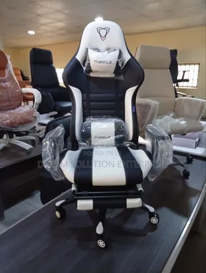 Quality White and Black Gaming Chair
