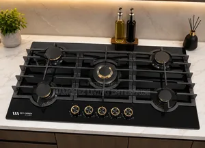 SKY-OPPEN Glass 5-Burner Built-in Gas Cooker/Hop – Cook in Style