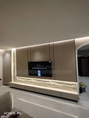 Luxury Full-Wall TV Unit | Modern Floating TV Console