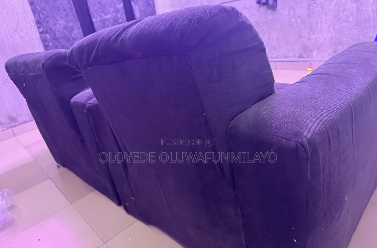 Dark Grey Sofa Set