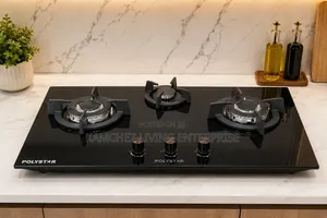 POLYSTAR 3-Burner Built-in Gas Hob – Elegant, Powerful Modern