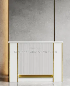 High Quality Executive Reception Desk With Front Display Light.