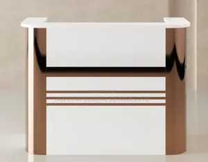 High Quality Executive Reception Desk With Front Display Light.