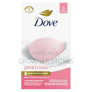 Dove Beauty Bar Soap Pink Rosa, for Soft, Smooth Skin, 6 Bars3.75 Oz