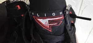 Air Flight Lite Mid Black Hi Top Trainers.