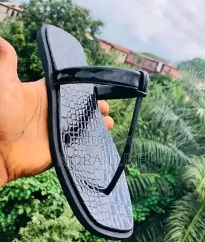 Beautiful Handmade Black Slides for Women