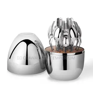 24pcs Cutlery Set Silver