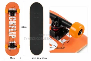 Adult Skateboard, 80cm Big, Solid and Stylish