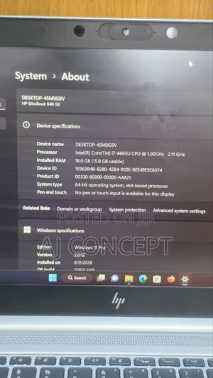 Laptop HP EliteBook 840 G6 16GB Intel Core i7 SSD 512GB