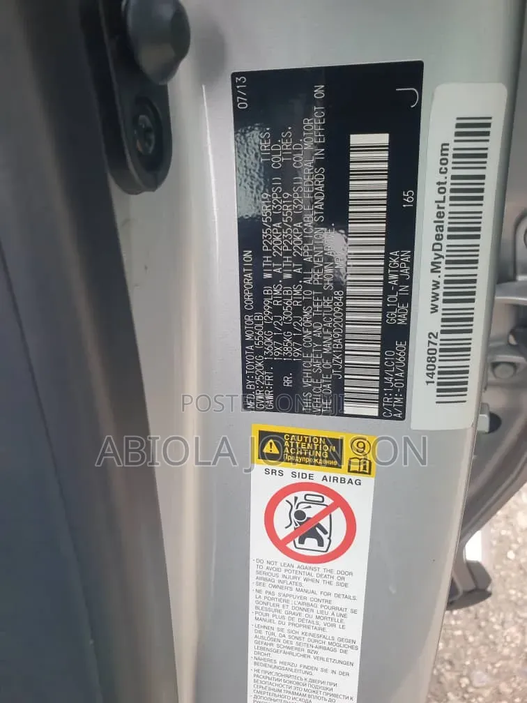 Lexus RX 2014 Silver