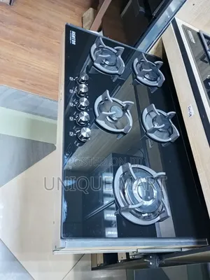 86cm Ashton Kitchen Glass 5 Burner Gas Cooker