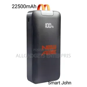 Newage Power Bank 22500 Maah 22.5W IOS/ TypeC Inbuilt Cables J175