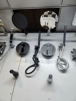 Executive Matte Black 3 Ways Condict Shower Set