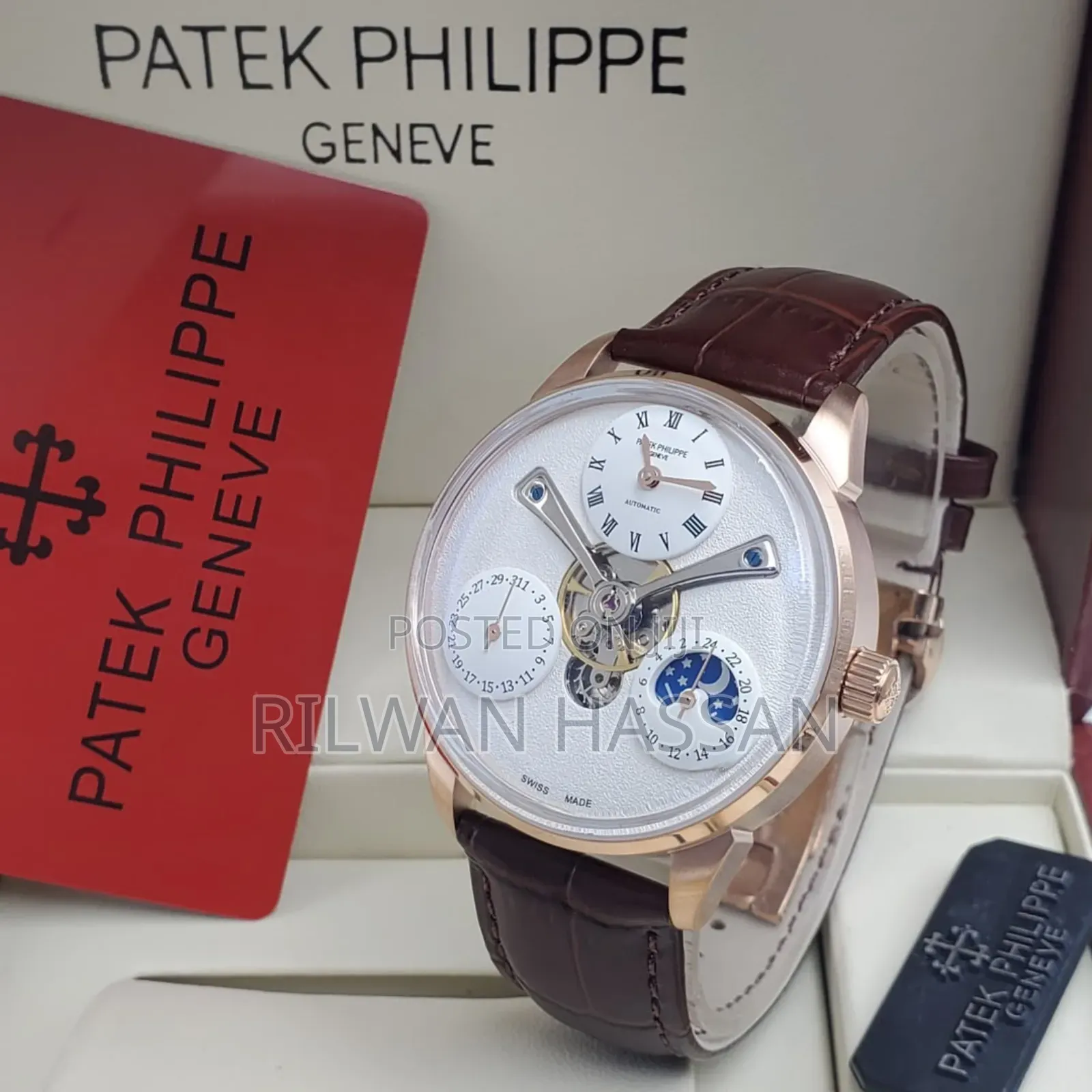 Patek Philippe Geneve Automatic Semi Skeleton Paver