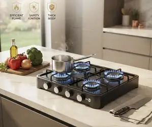 4 Face Stove Burner