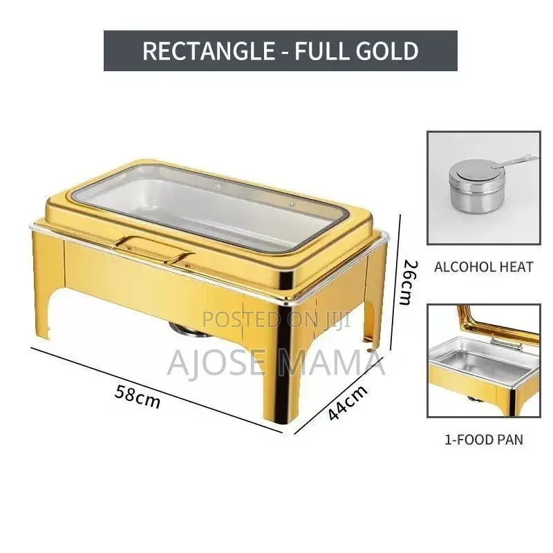 9Ltr Rectangle Chaffing Dish