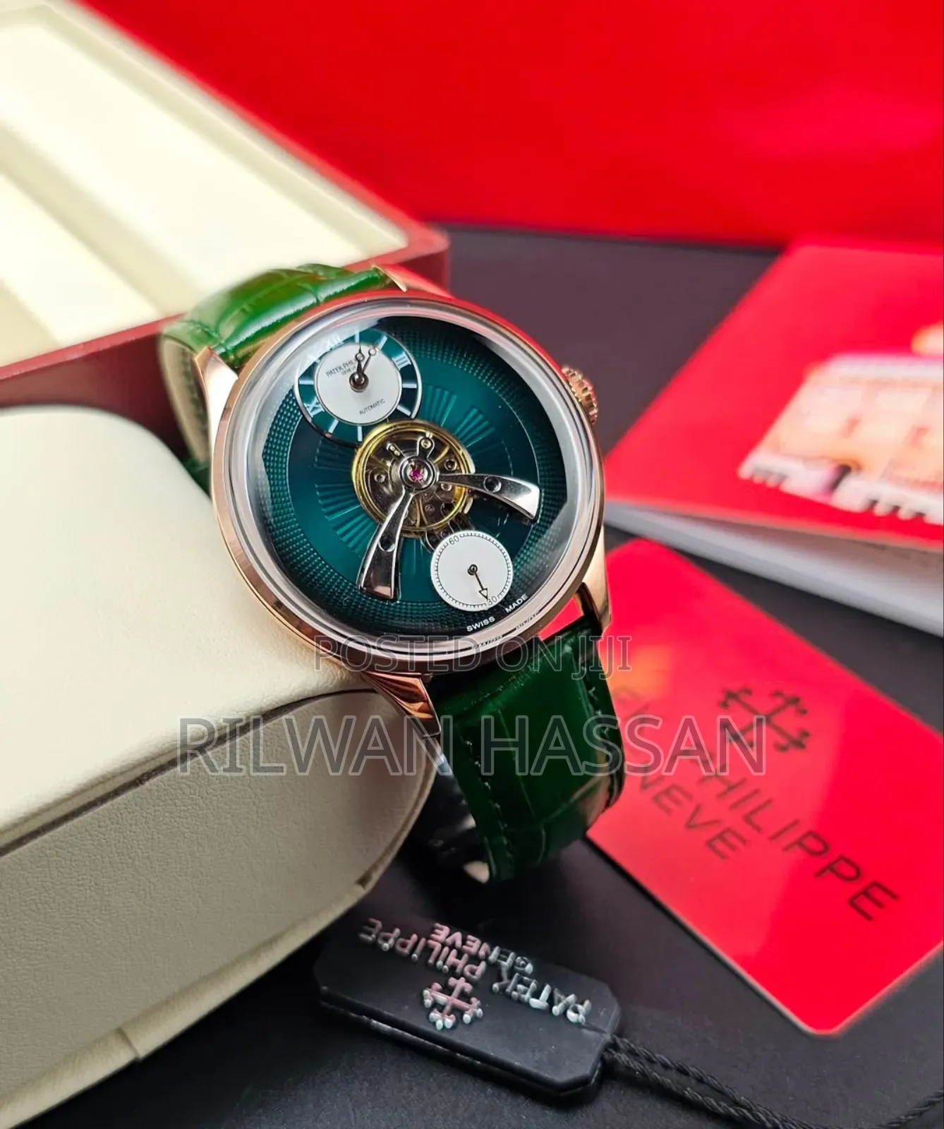 Patek Philippe Geneve Automatic Semi Skeleton Paver