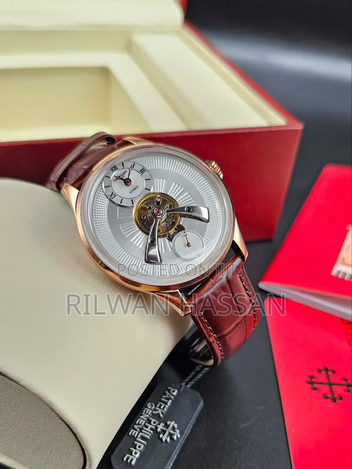 Patek Philippe Geneve Automatic Semi Skeleton Paver