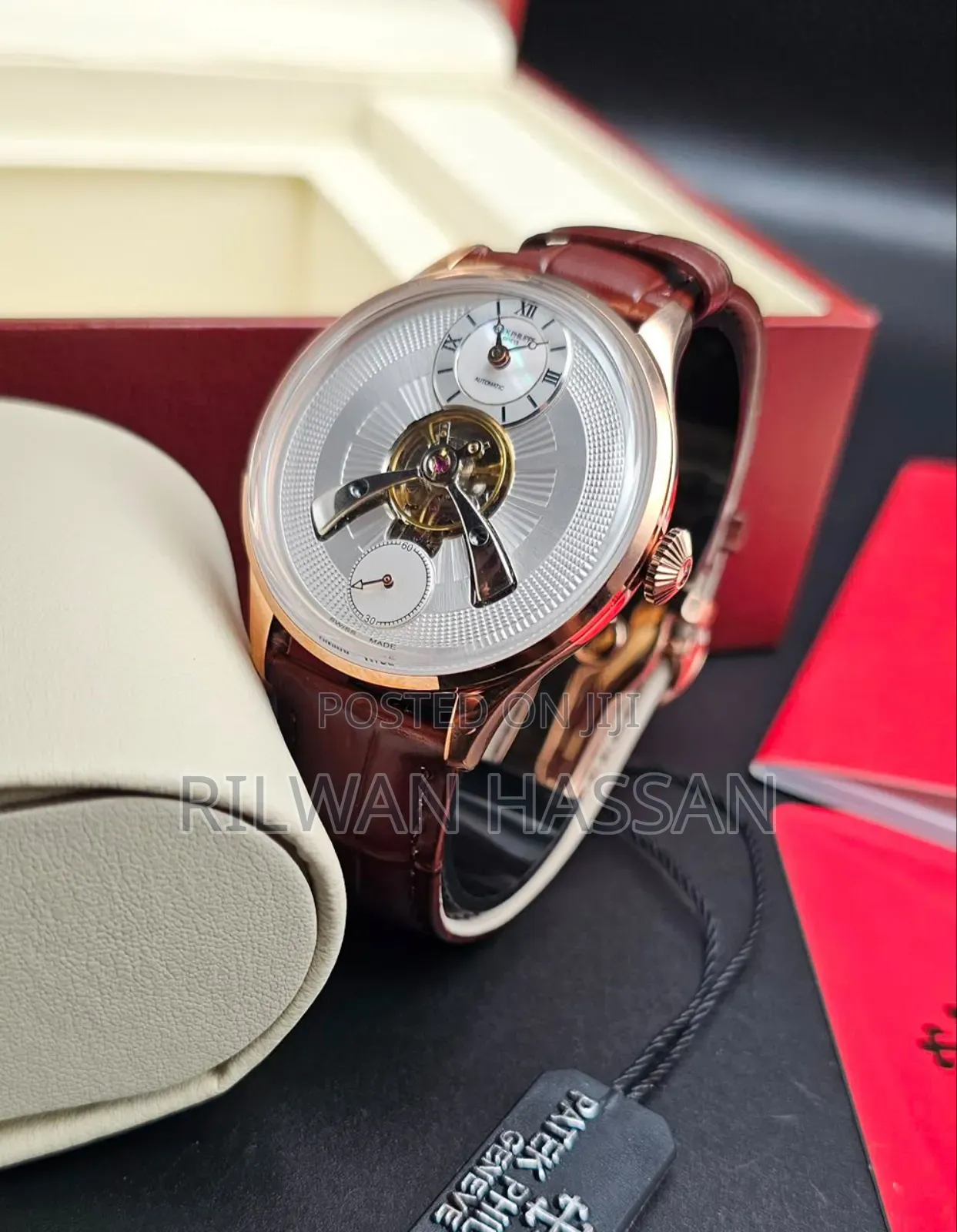Patek Philippe Geneve Automatic Semi Skeleton Paver