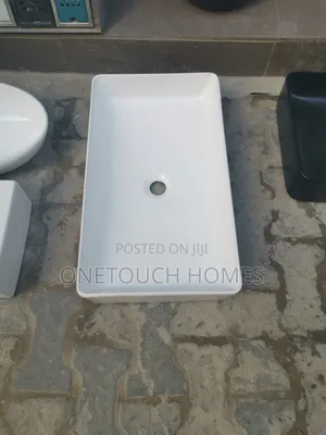 White Cabinet Basin