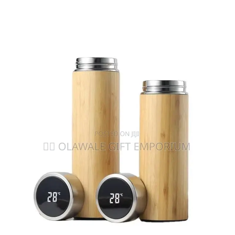 Bamboo Temperature Bottle
