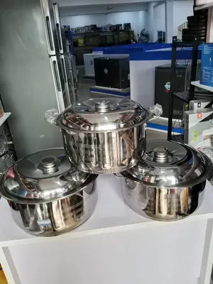 6 Pieces Big Sizes Original Stainless Pot