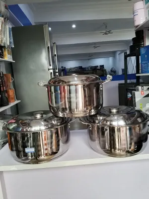 6 Pieces Big Sizes Original Stainless Pot