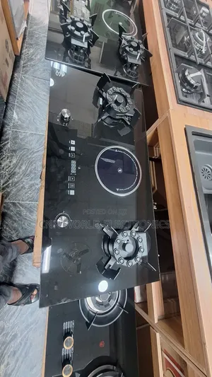 High Quality GS Cabinet Gas Cooker Automatic Folding Burners (2+1)